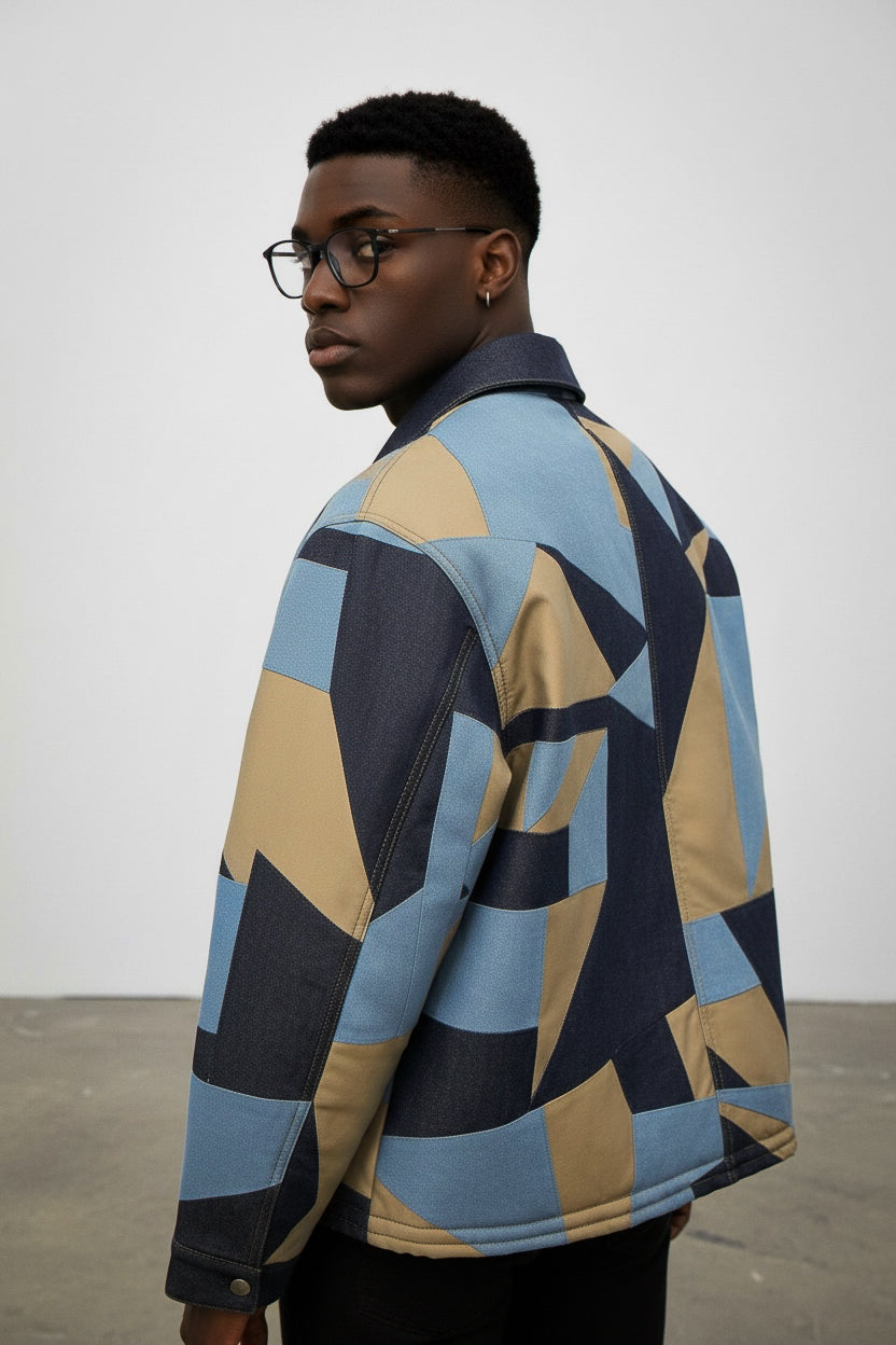 Patchwork Puffer Jacket “KDream”