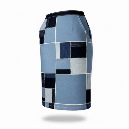 JUPE PATCHWORK – BLUEJEANS