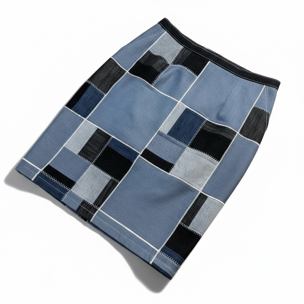 JUPE PATCHWORK – BLUEJEANS