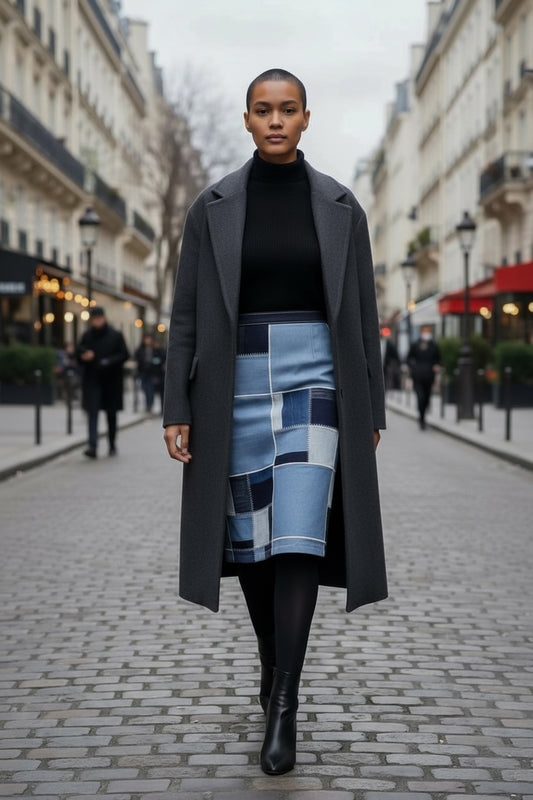 JUPE PATCHWORK – BLUEJEANS