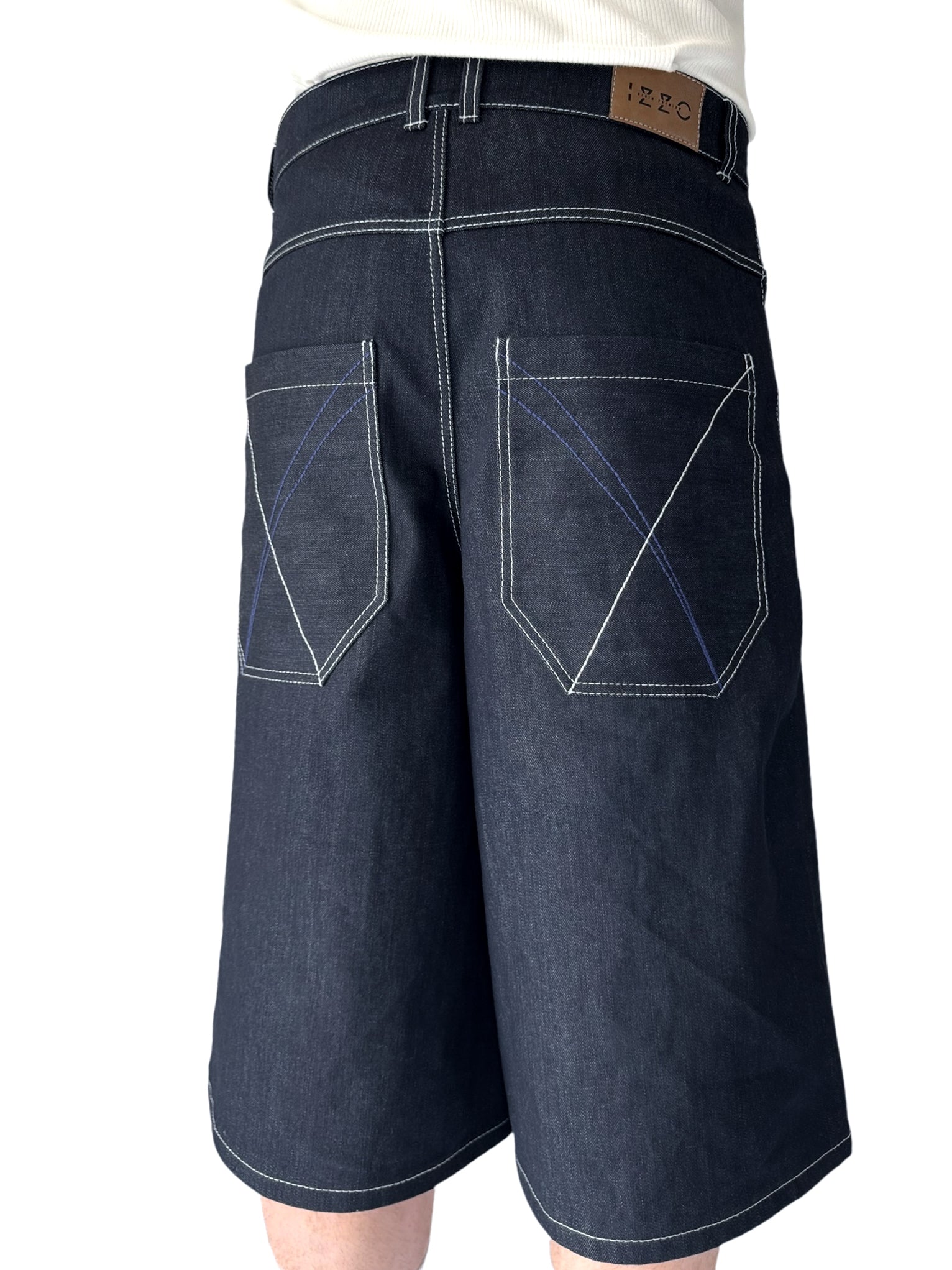 Bermuda Loose Fit en Denim Brut – “SUMMERTIME”