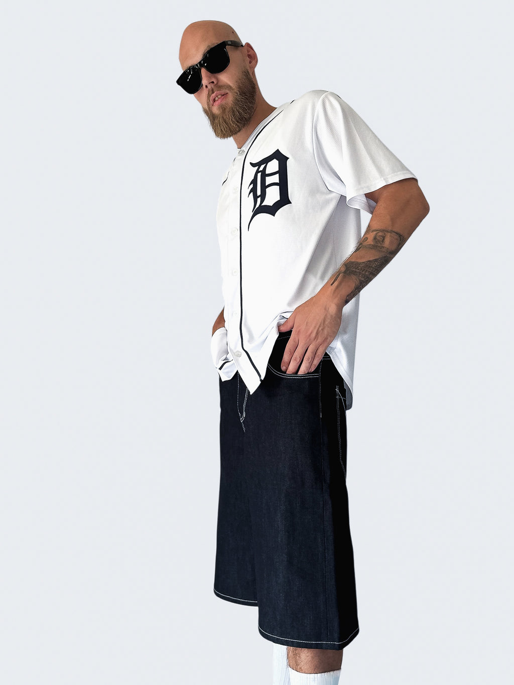 Bermuda Loose Fit en Denim Brut – “SUMMERTIME”