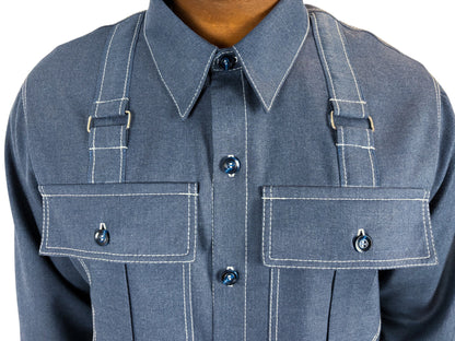 Workwear Overshirt – “GRINDIN’”