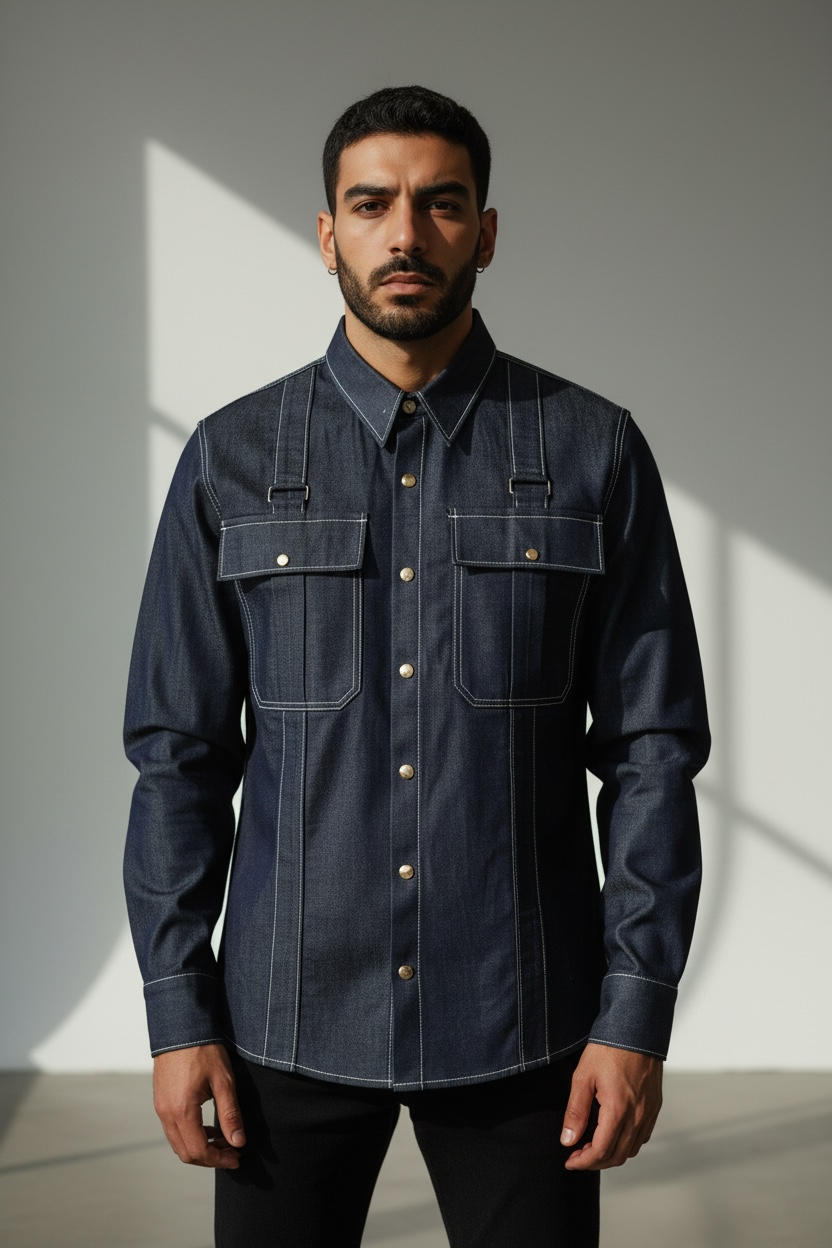 Chemise GRINDIN' 2-Denim Brut